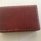 Vintage leather game box