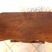 Magazine holder in varnished wood / vintage 60s