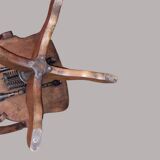 American oak office armchair