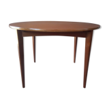 Circular teak table