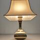 Solid brass lamp Aran model design Ciangiacomo, Italy circa 1970
