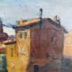30's painting "La Ponche St Tropez" signed Ducuing