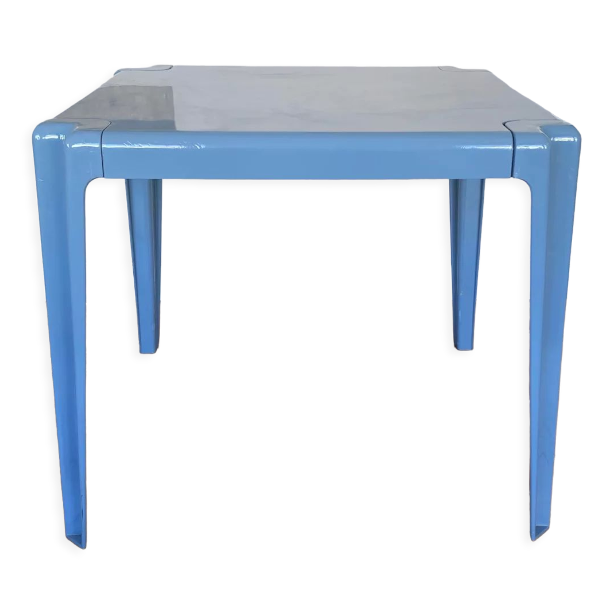 Vintage Space age fiberglass dining table by Helmut Bätzner for Bofinger 1960