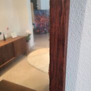 Vintage 1970s Scandinavian shelf mirror in rosewood