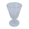 19th century wine glass blown thick flared shape