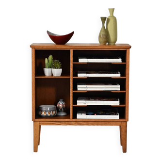 Meuble à magazines en chêne Åvidabergs, années 1950