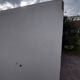White 2-door bonnet cabinet