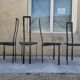 Set of 4 Design Italy chairs signed Cattelan 1980 vintage
