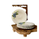 Assiettes Barbotine
