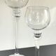 Duo of xl tealight holders in vintage crystal