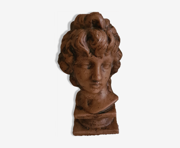 Buste en plâtre style antique