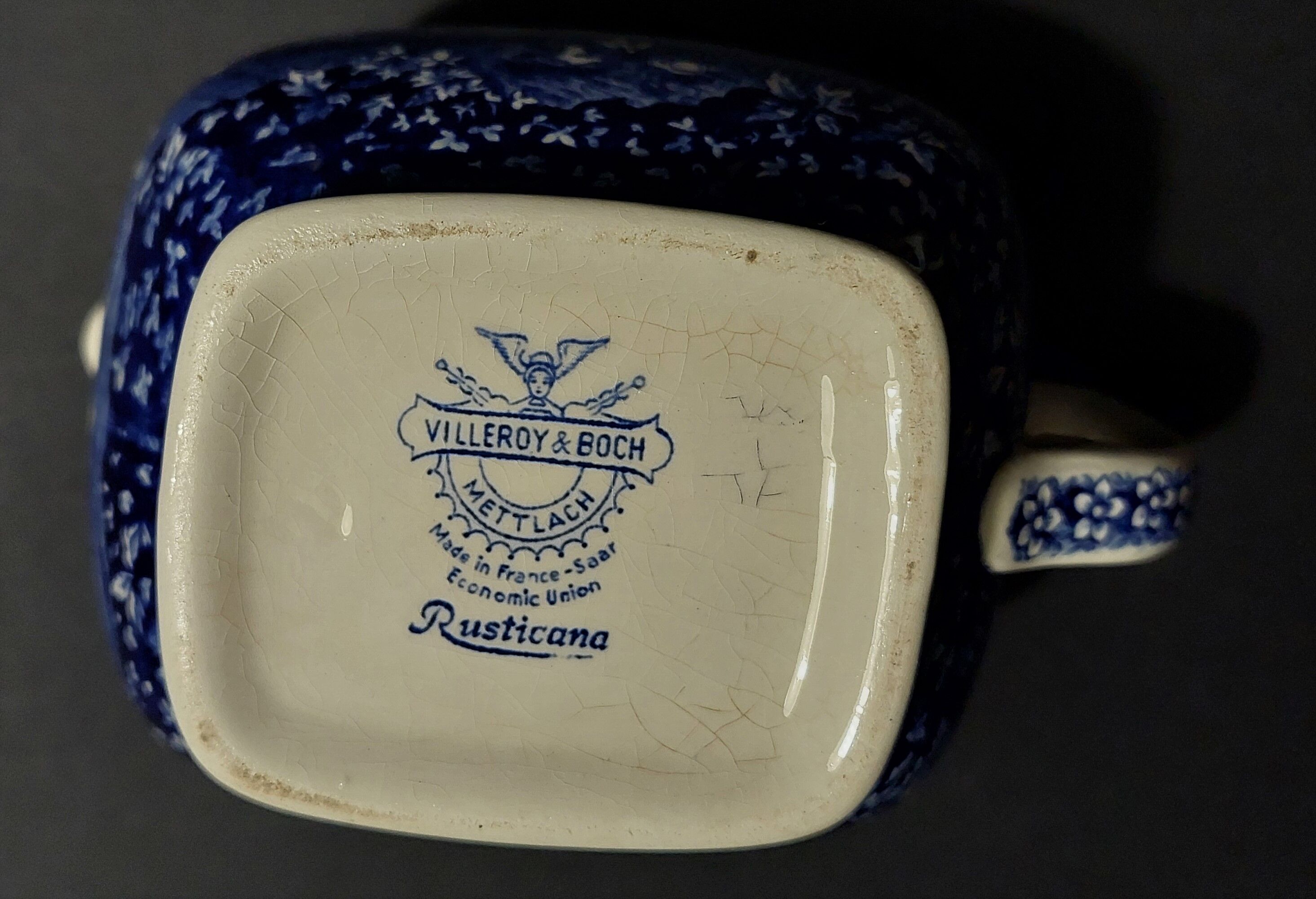 Cream pot earthenware Villeroy & Boch décor Rusticana