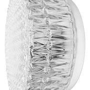 Vintage Glass Wall or Ceiling Light, 1970s
