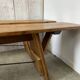 Pair of antique farm benches