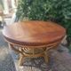 Round garden coffee table