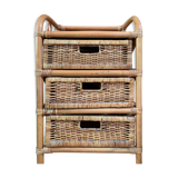 Rattan and wicker dresser