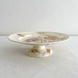Low polychrome ironstone compote dish "Poppy" KG Lunéville