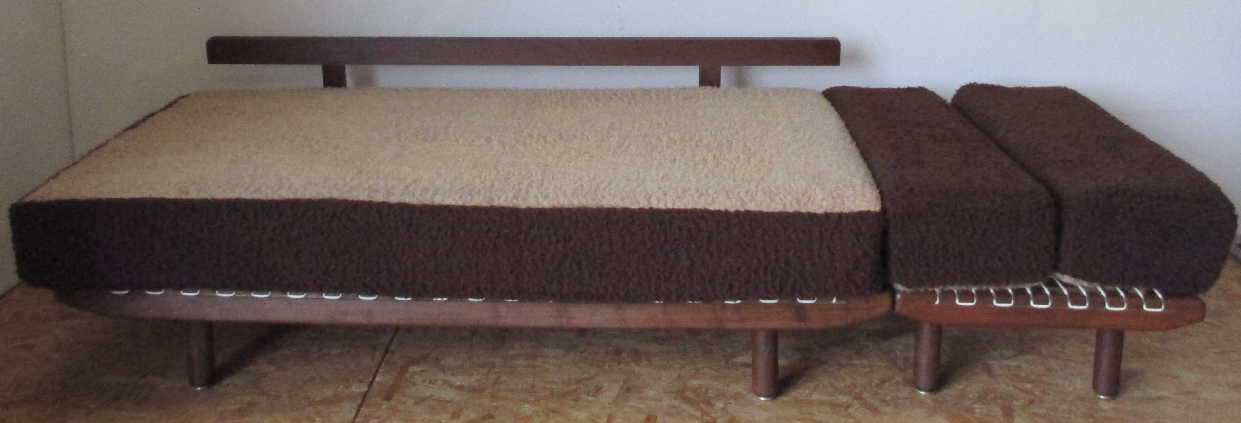 Sofa modular 70's table low seat/bed