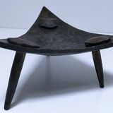 Brutalist metal pocket with patinated tripod