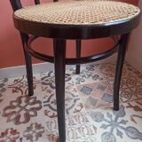 Vintage wooden chair and canning