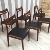 Lot of 6 chairs gessef 60 years
