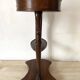Empire style swan neck and lion paw pedestal table