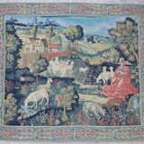 French tapestry 20th century 205 X 176 cm