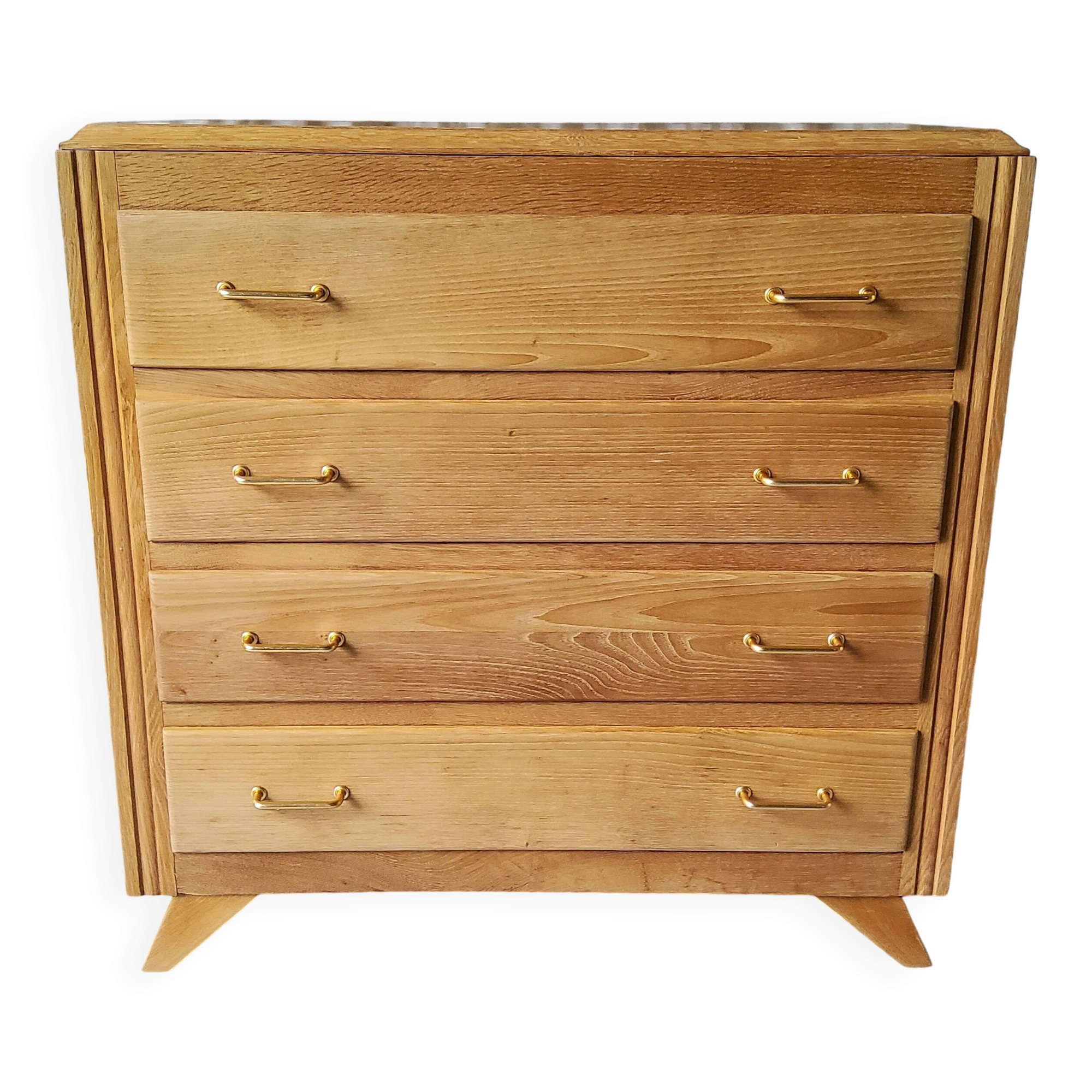 Commode vintage pieds compas