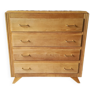 Commode vintage pieds compas