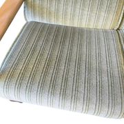 Vintage soft green two-seater sofa / sofa / armchair