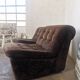 Pair of velvet armchairs from the 70s/80s