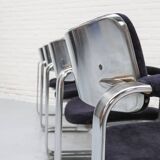 Eero Aarnio Silver Chairs Set of 4