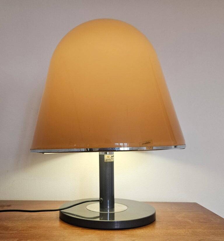 Midcentury Large Table Lamp KUALA for Meblo, Franco Bresciani, Italy, 1970s