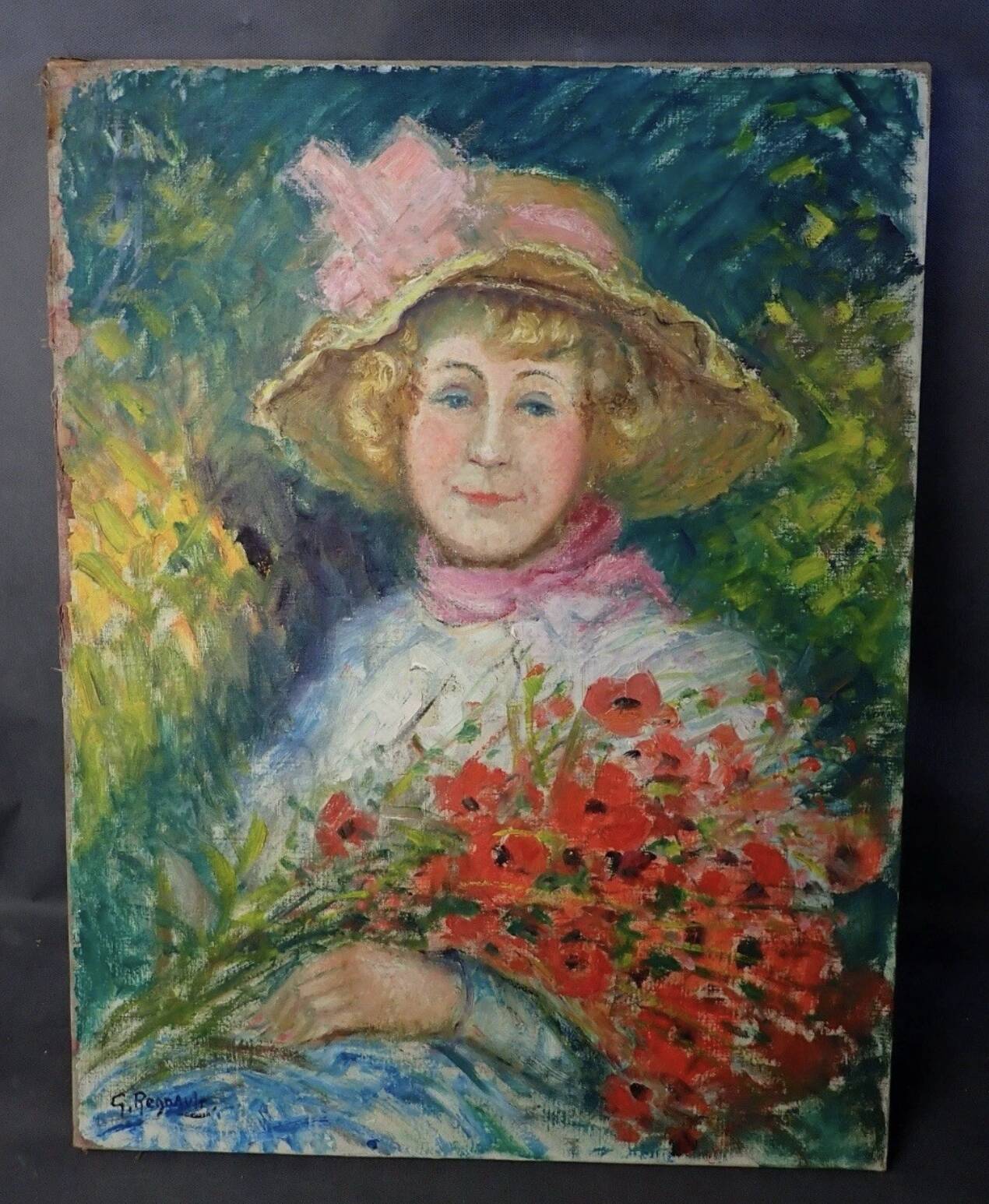 Georges Regnault (1898-1979) - Oil on canvas - Signed - Portrait - 20th century