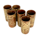 Lot de 6 gobelets en grès