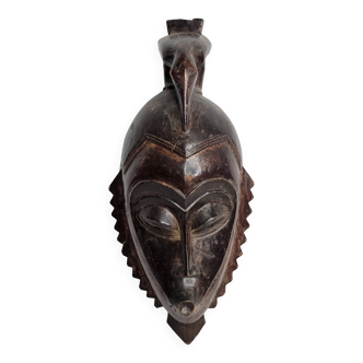 Baoulé Goli mask in varnished wood – Ivory Coast, 20th century, 40 cm x 16 cm