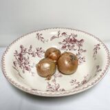 Gien porcelain serving dish, Normandy Flowers model