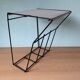 String black and white wall unit 1960s Pilastro style
