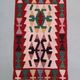 Vintage Turkish mini kilim 57x94 cm wool small kelim runner, shabby chic 2564