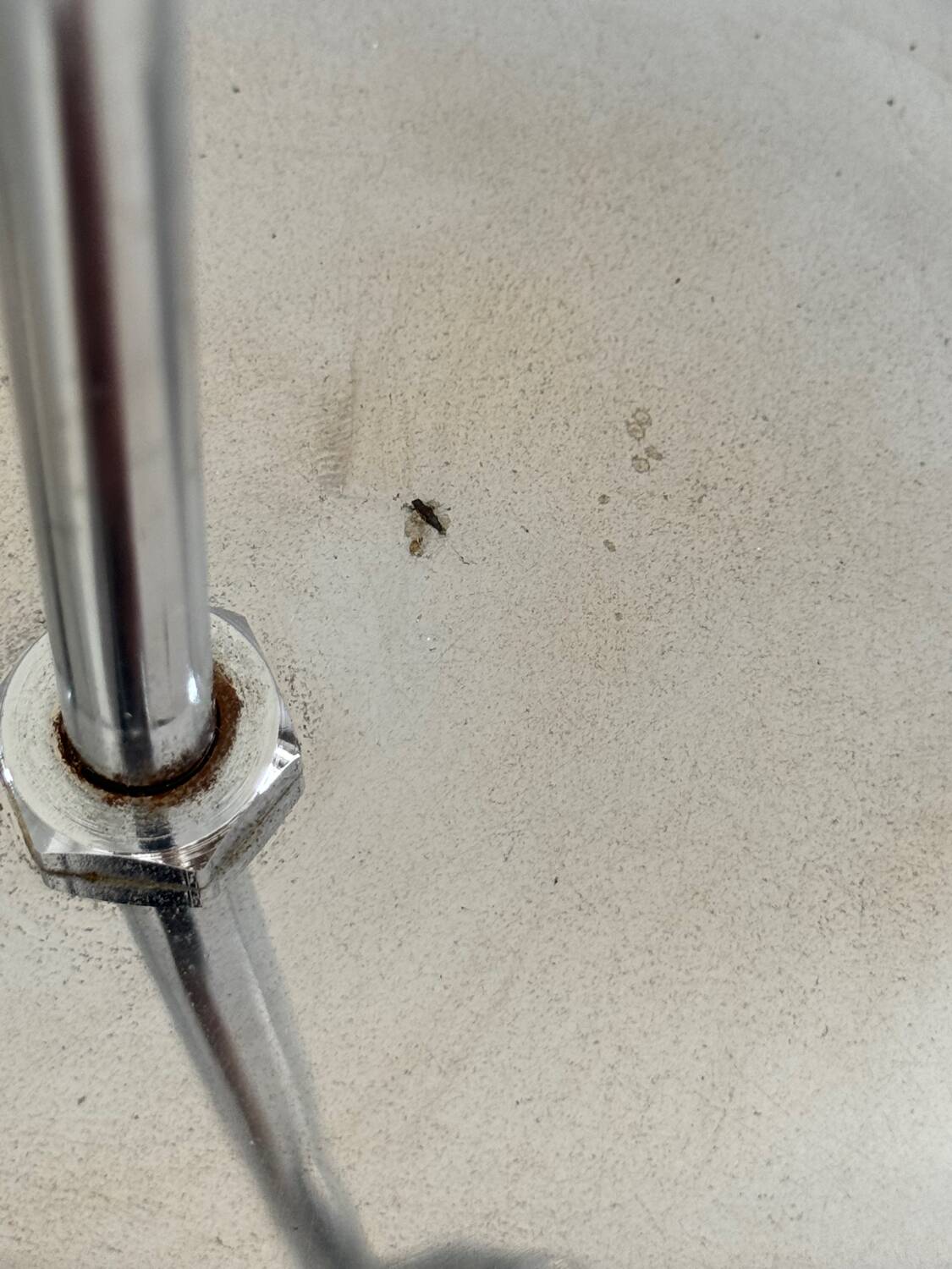 Pendulum lamp, space age design André Lavigne, Aluminor edition, France 1960