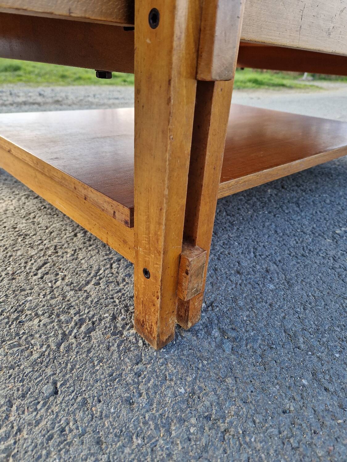 Vintage coffee table by Roger Capron, herbarium model