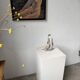 Bateau inox métal années 80