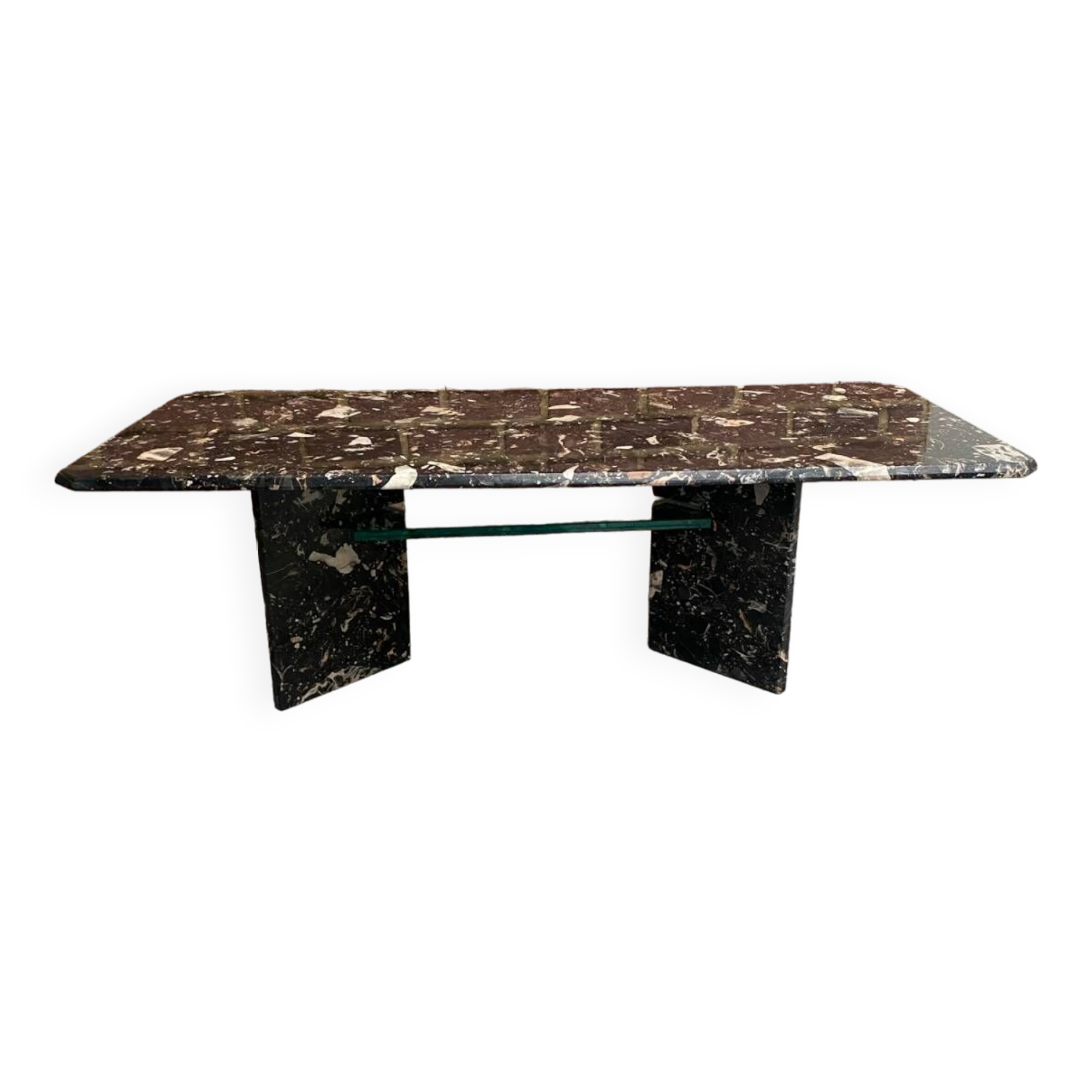 Black marble coffee table
