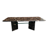 Black marble coffee table