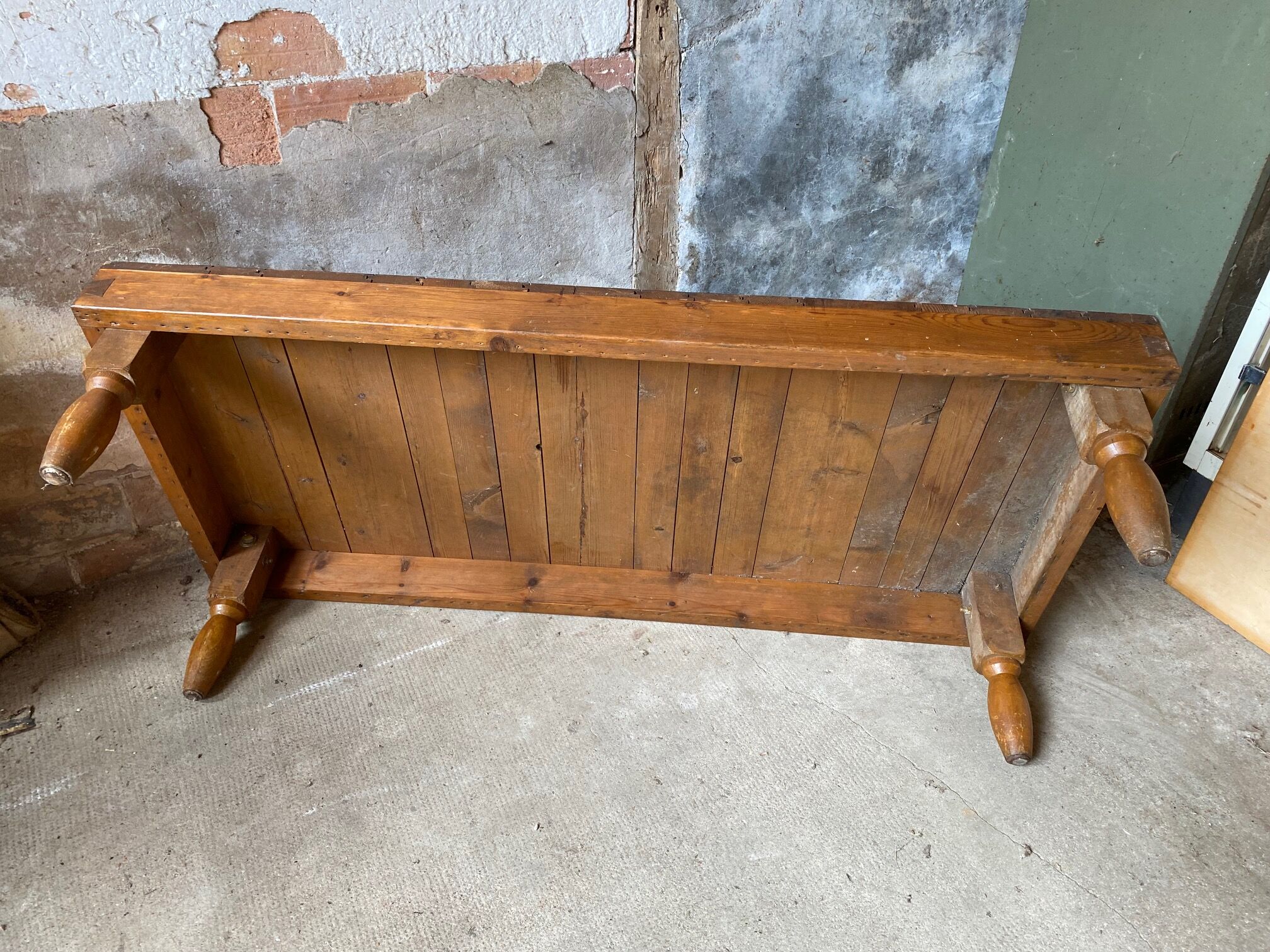 Solid wood coffee table 1950s