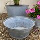 Bassine en zinc