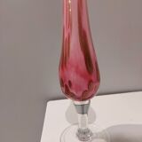 Soliflore in blown glass of art Eze