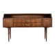 Buffet Meredew en teck et laiton des années 50. Style vintage moderne / danois.