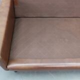Mid-century Danish two-seat leather sofa by Svend Skipper, 1960s