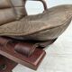 1970s, Norwegian lounge chair, brown furniture leather.